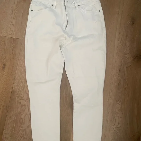Frame denim Ali high rise cigarette pants in vintage white size 32 - Picture 10 of 11